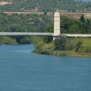 Imatges del riu Ebre i Pont Penjant d’Amposta